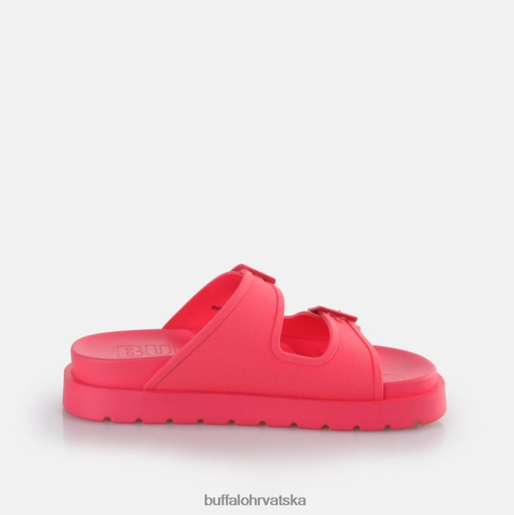 žarko ružičasta Buffalo eve sol platform slide vegan |slajdova TDD6T132